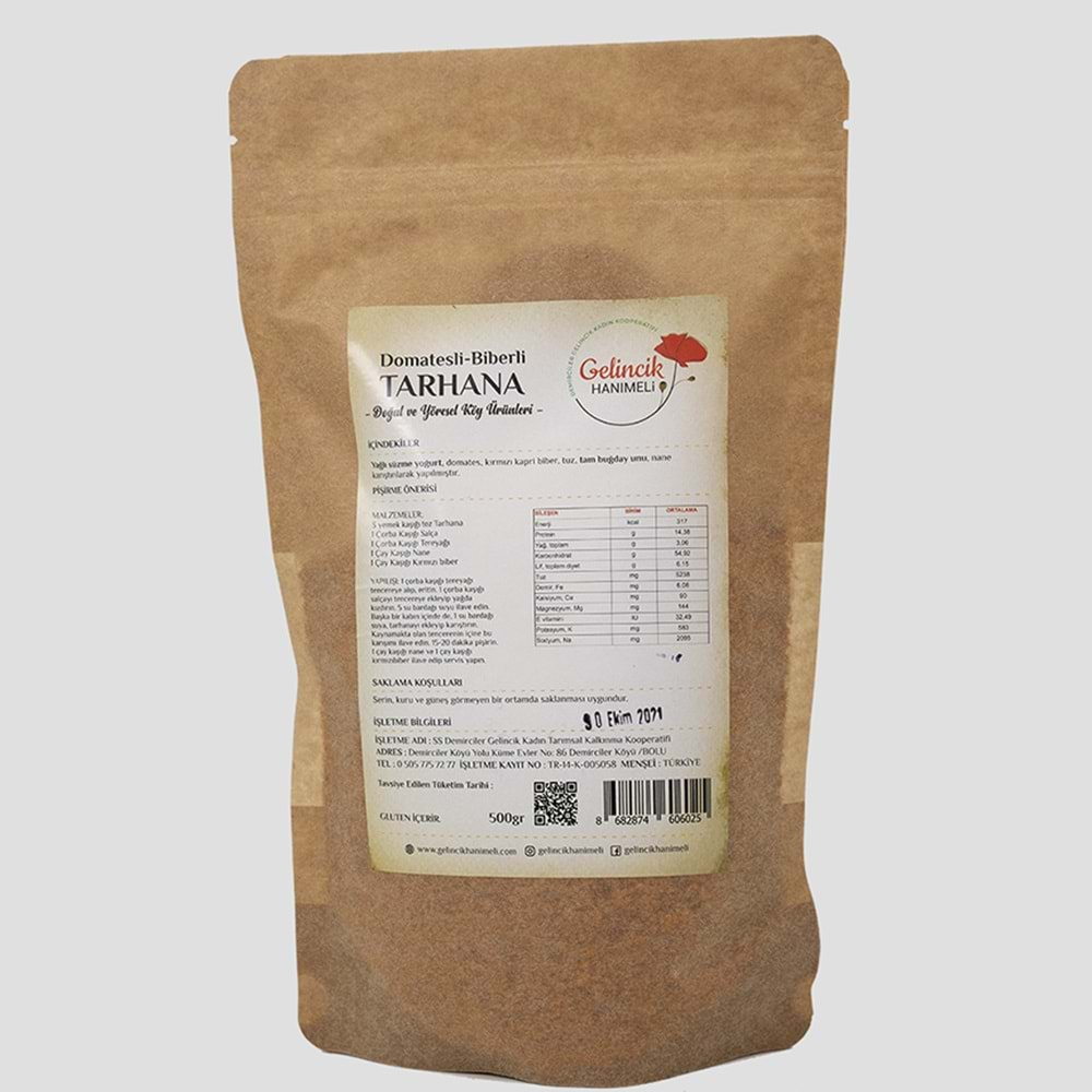 TARHANA(DOMATESLİ & BİBERLİ) 500gr