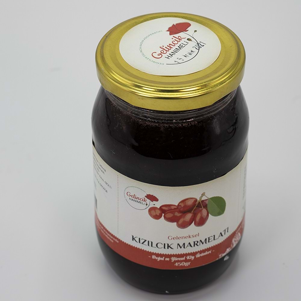 GELENEKSEL KIZILCIK MARMELATI 450gr