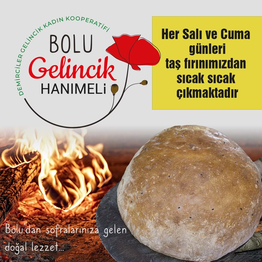 EKŞİ MAYALI PATATESLİ KÖY EKMEĞİ 1300GR