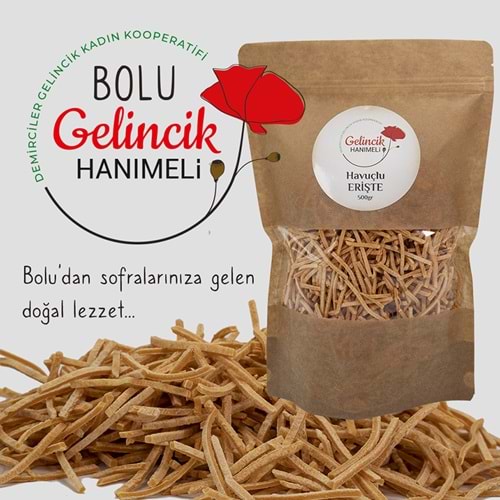 ERİŞTE (HAVUÇLU) 500gr