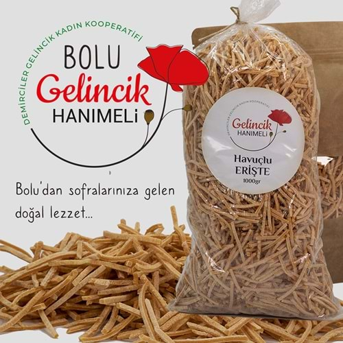 ERİŞTE (HAVUÇLU) 1000gr